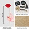 Fully Assembled Black & Gold Birthday Photo Booth Props – 30-Piece Glitter Party Kit, No DIY